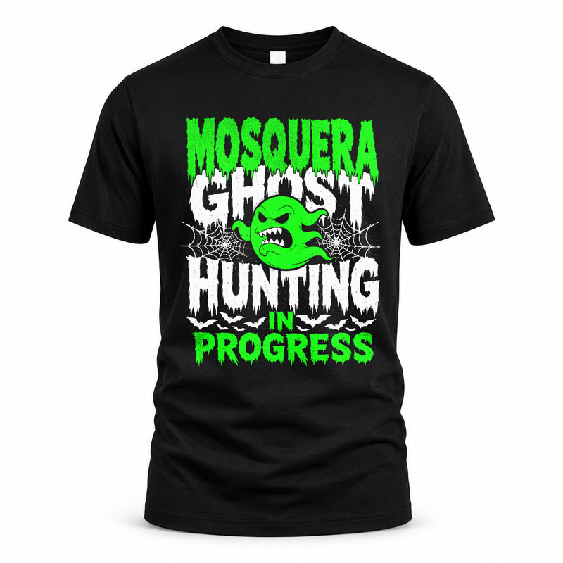 MOSQUERA HW22-K06-109 - NAME Ghost Hunting In Progress Personalized Halloween Shirt