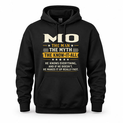 MO TM90-K04-125 - NAME Legendary Know-It-All Personalized Funny Shirt