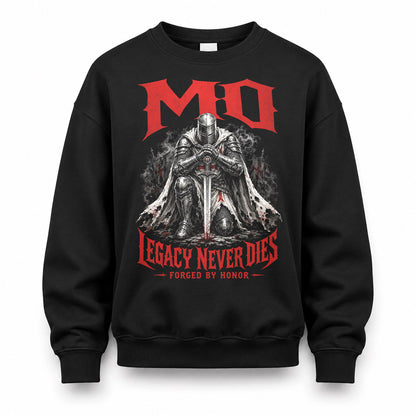 MO HS90-K04-109 - NAME Legacy Never Dies Forged By Honor Personalized Knight