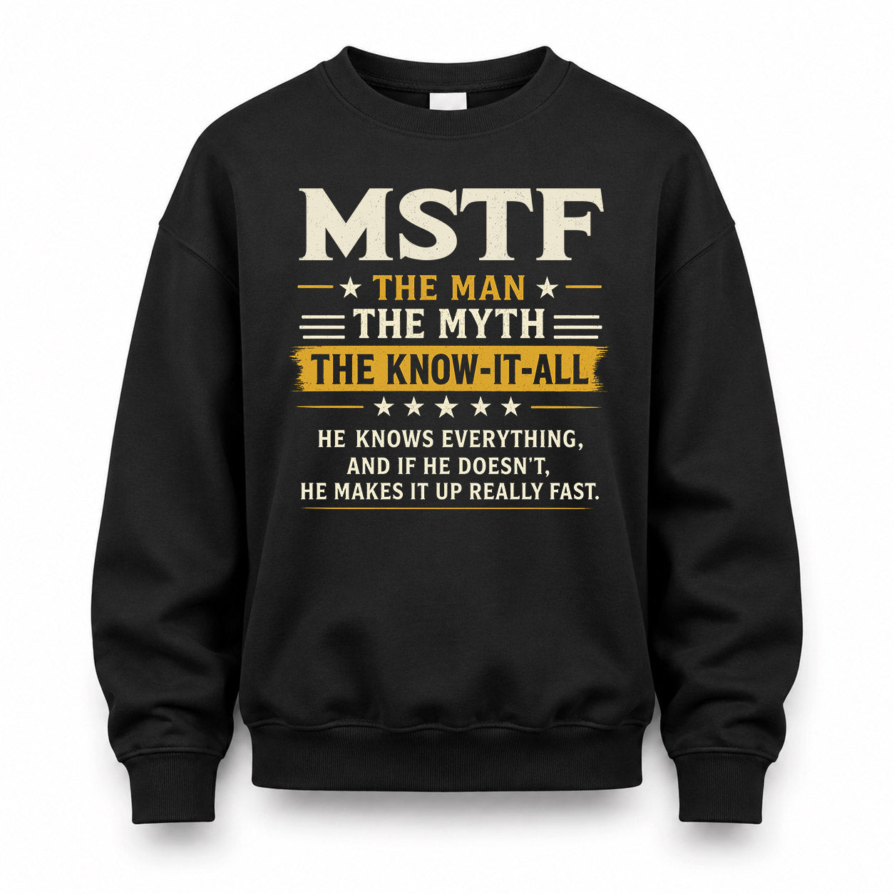 MSTF TM90-K04-125 - NAME Legendary Know-It-All Personalized Funny Shirt