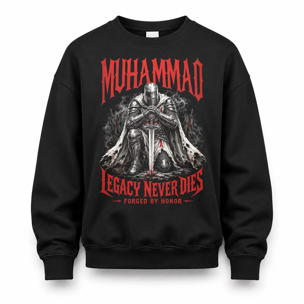 MUHAMMAD HS90-K04-109 - NAME Legacy Never Dies Forged By Honor Personalized Knight