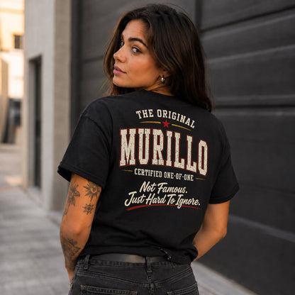 MURILLO W68-F2-168 – Personalized Original Issue Apparel “The Original NAME Certified One-of-One"