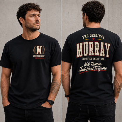 MURRAY W68-F2-168 – Personalized Original Issue Apparel “The Original NAME Certified One-of-One"
