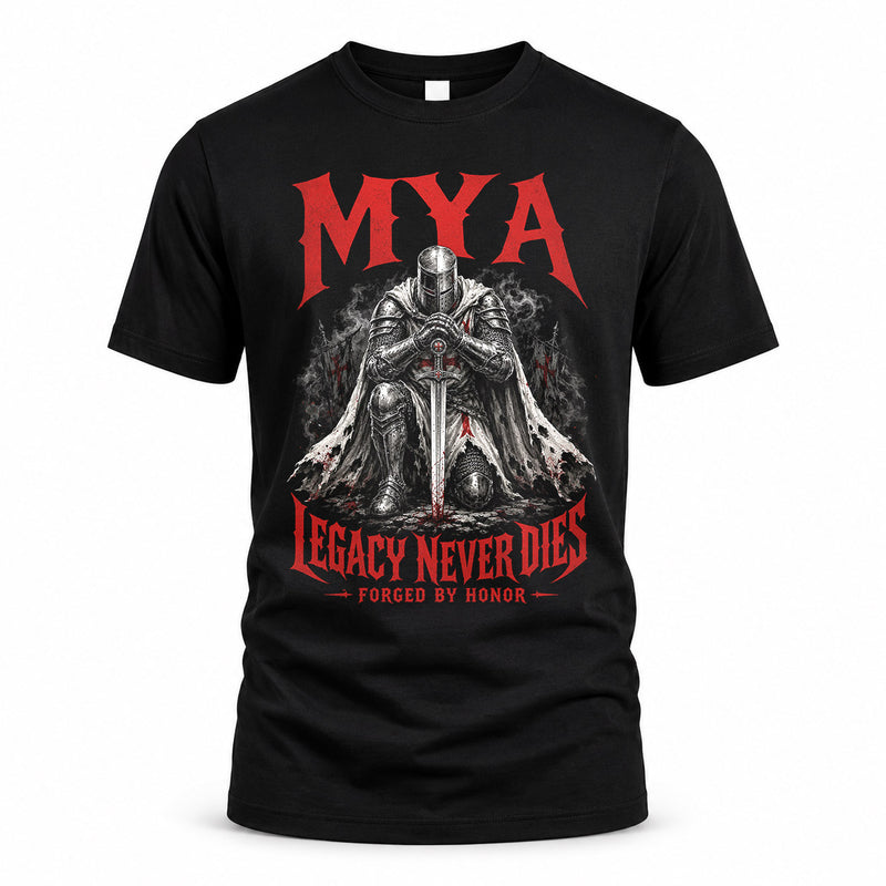 MYA HS90-K04-109 - NAME Legacy Never Dies Forged By Honor Personalized Knight