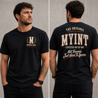 MYINT W68-F2-168 – Personalized Original Issue Apparel “The Original NAME Certified One-of-One"
