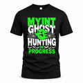 MYINT HW22-K06-109 - NAME Ghost Hunting In Progress Personalized Halloween Shirt