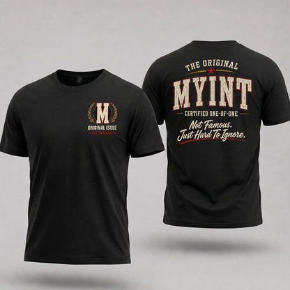 MYINT W68-F2-168 – Personalized Original Issue Apparel “The Original NAME Certified One-of-One"