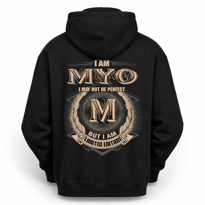 MYO PH55-T25-Personalized Name Quote Apparel “I Am NAME May Not Be Perfect But I Am Limited Edition”