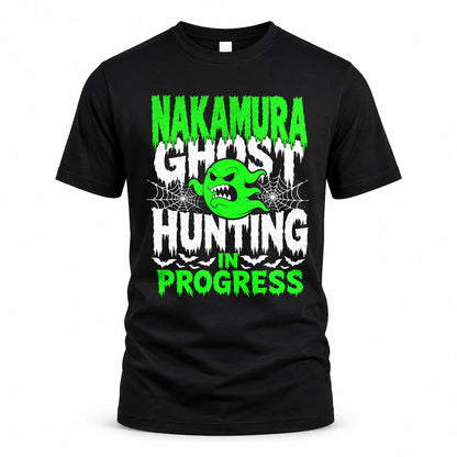 NAKAMURA HW22-K06-109 - NAME Ghost Hunting In Progress Personalized Halloween Shirt