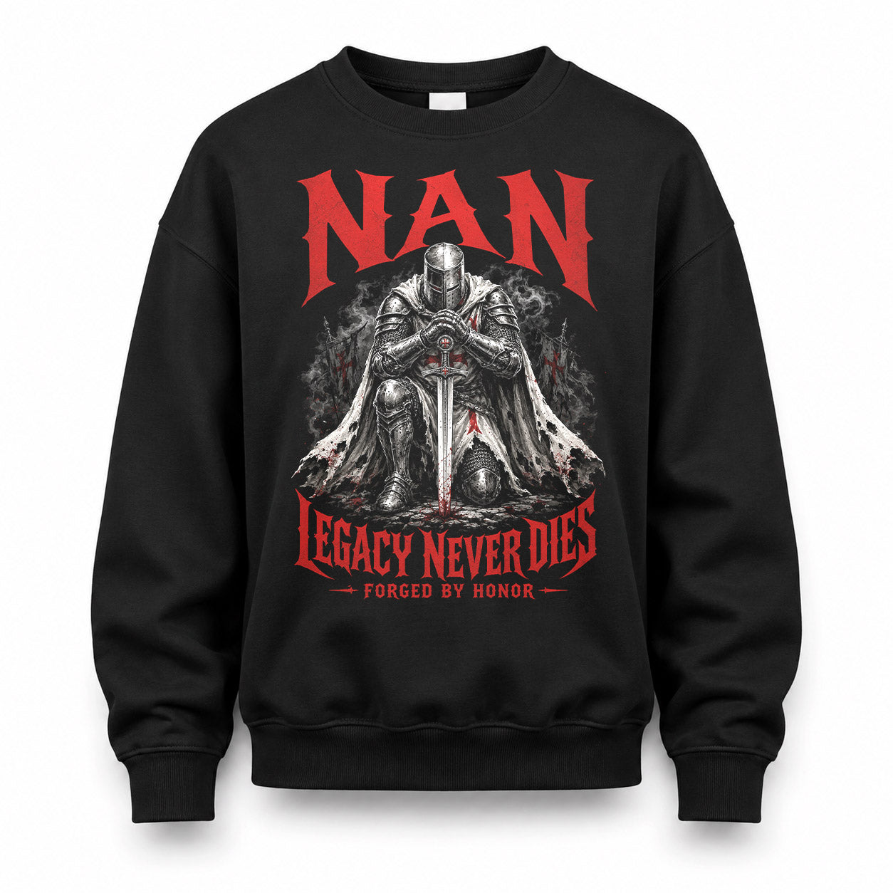 NAN HS90-K04-109 - NAME Legacy Never Dies Forged By Honor Personalized Knight