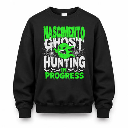 NASCIMENTO HW22-K06-109 - NAME Ghost Hunting In Progress Personalized Halloween Shirt
