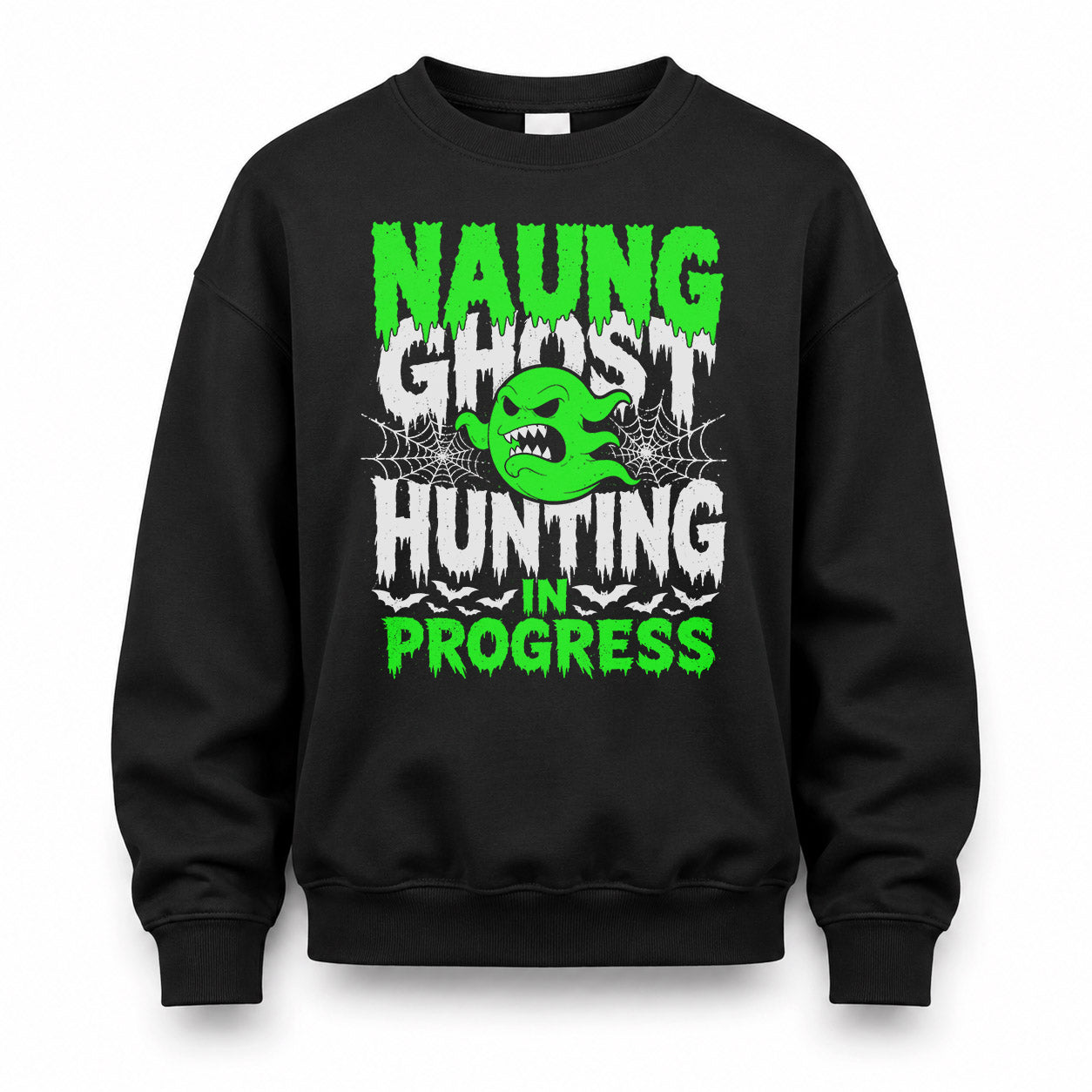 NAUNG HW22-K06-109 - NAME Ghost Hunting In Progress Personalized Halloween Shirt