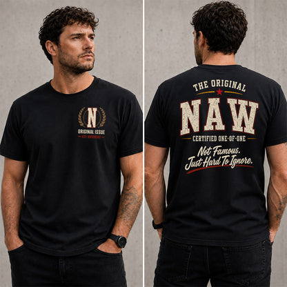 NAW W68-F2-168 – Personalized Original Issue Apparel “The Original NAME Certified One-of-One"