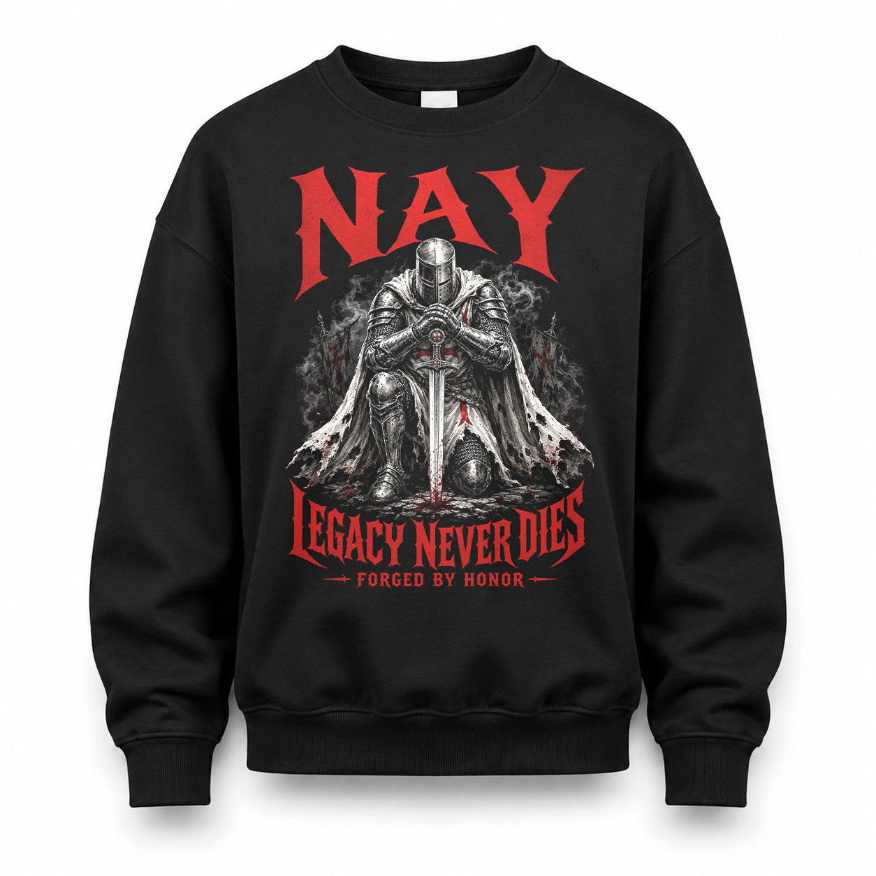 NAY HS90-K04-109 - NAME Legacy Never Dies Forged By Honor Personalized Knight