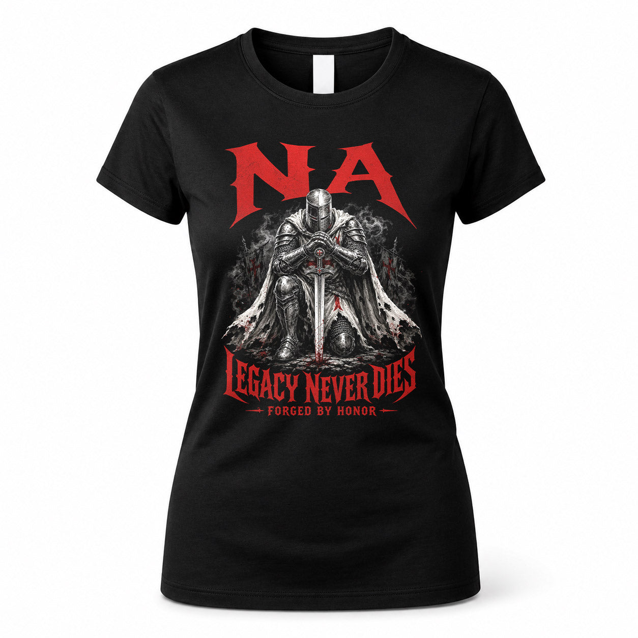 NA HS90-K04-109 - NAME Legacy Never Dies Forged By Honor Personalized Knight