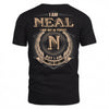 NEAL PH55-T25-Personalized Name Quote Apparel “I Am NAME May Not Be Perfect But I Am Limited Edition”