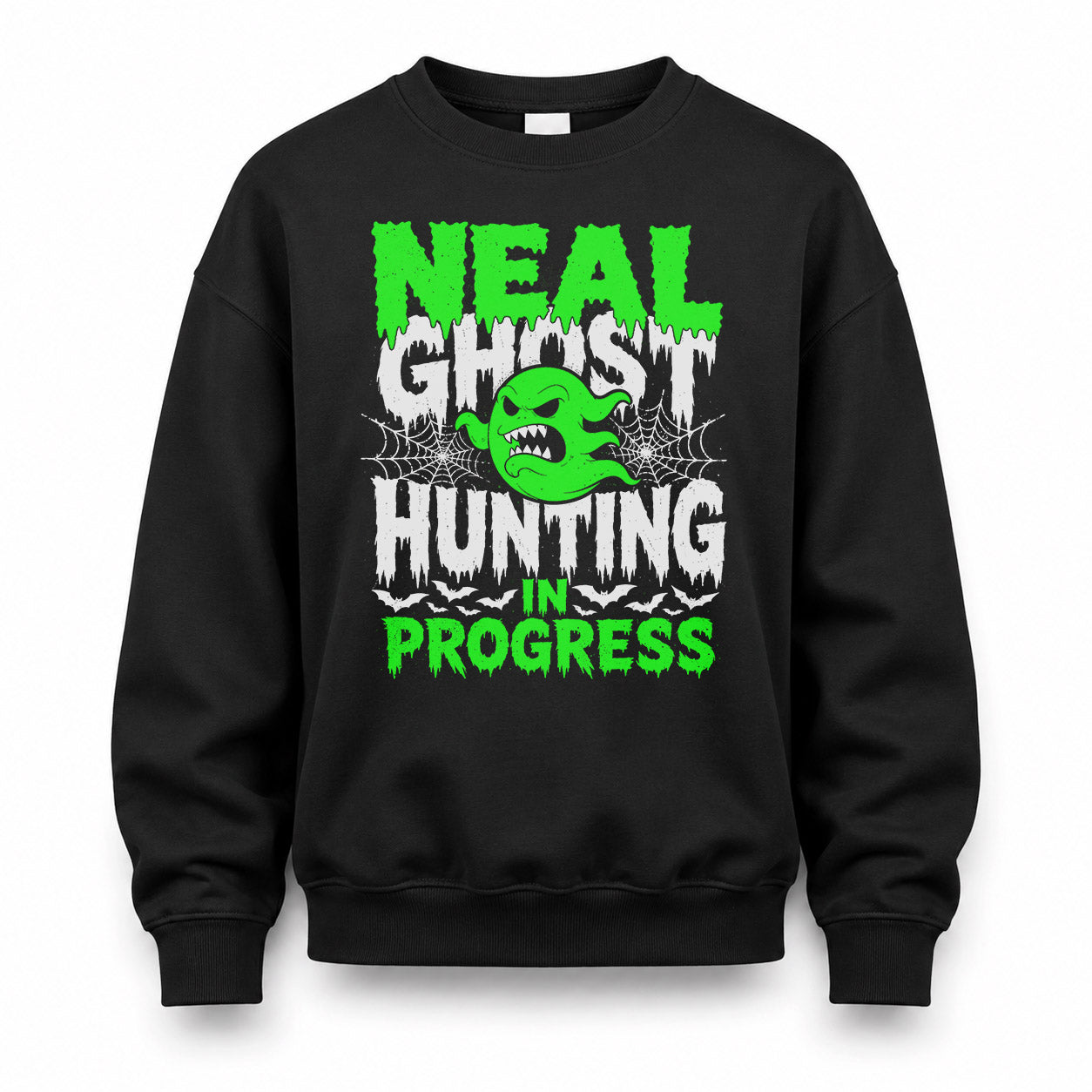 NEAL HW22-K06-109 - NAME Ghost Hunting In Progress Personalized Halloween Shirt