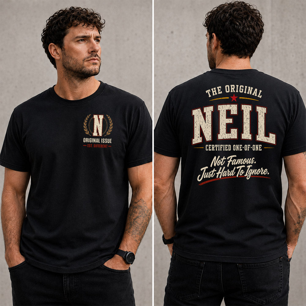 NEIL W68-F2-168 – Personalized Original Issue Apparel “The Original NAME Certified One-of-One"