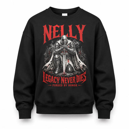NELLY HS90-K04-109 - NAME Legacy Never Dies Forged By Honor Personalized Knight
