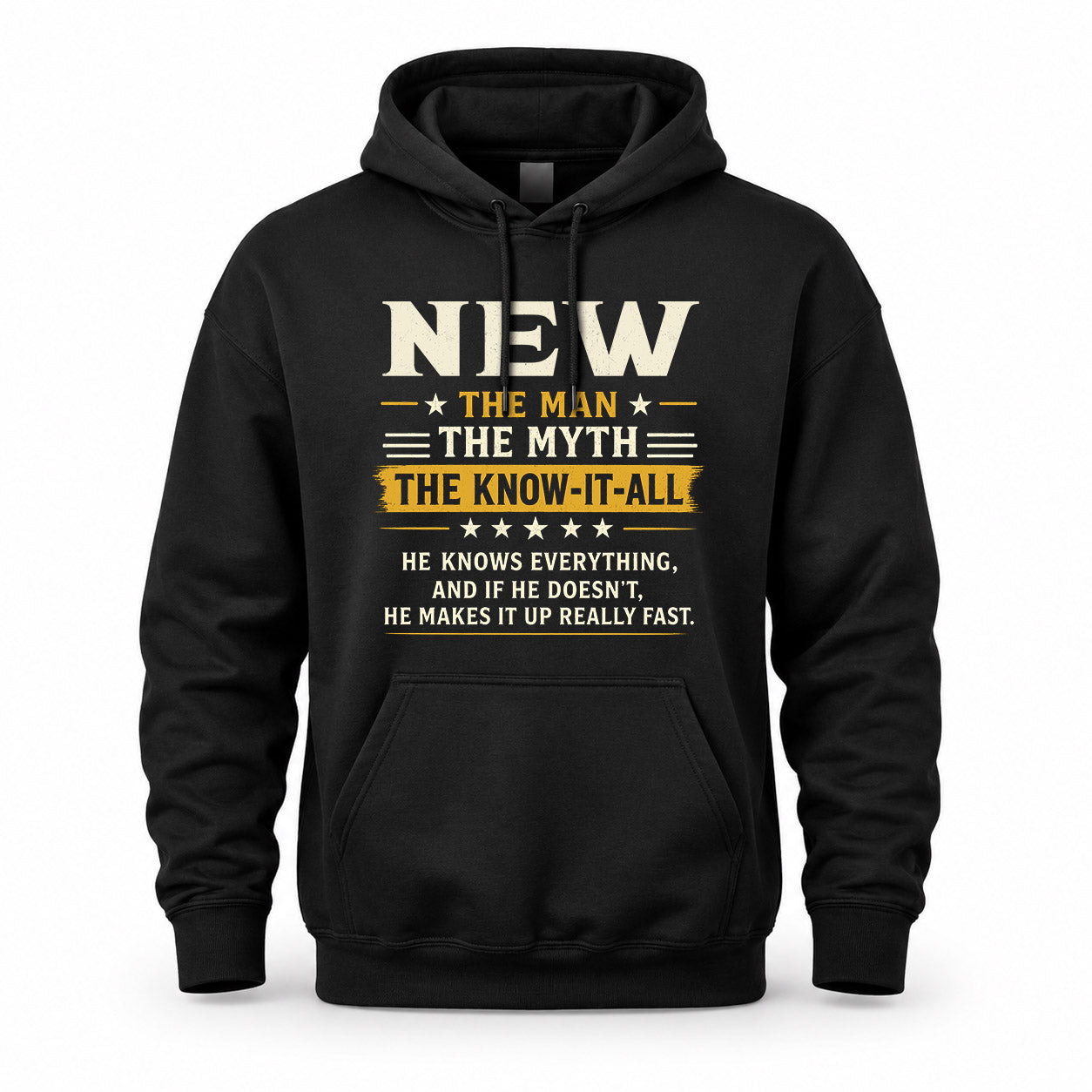 NEW TM90-K04-125 - NAME Legendary Know-It-All Personalized Funny Shirt