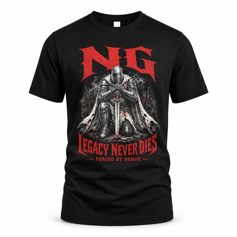 NG HS90-K04-109 - NAME Legacy Never Dies Forged By Honor Personalized Knight