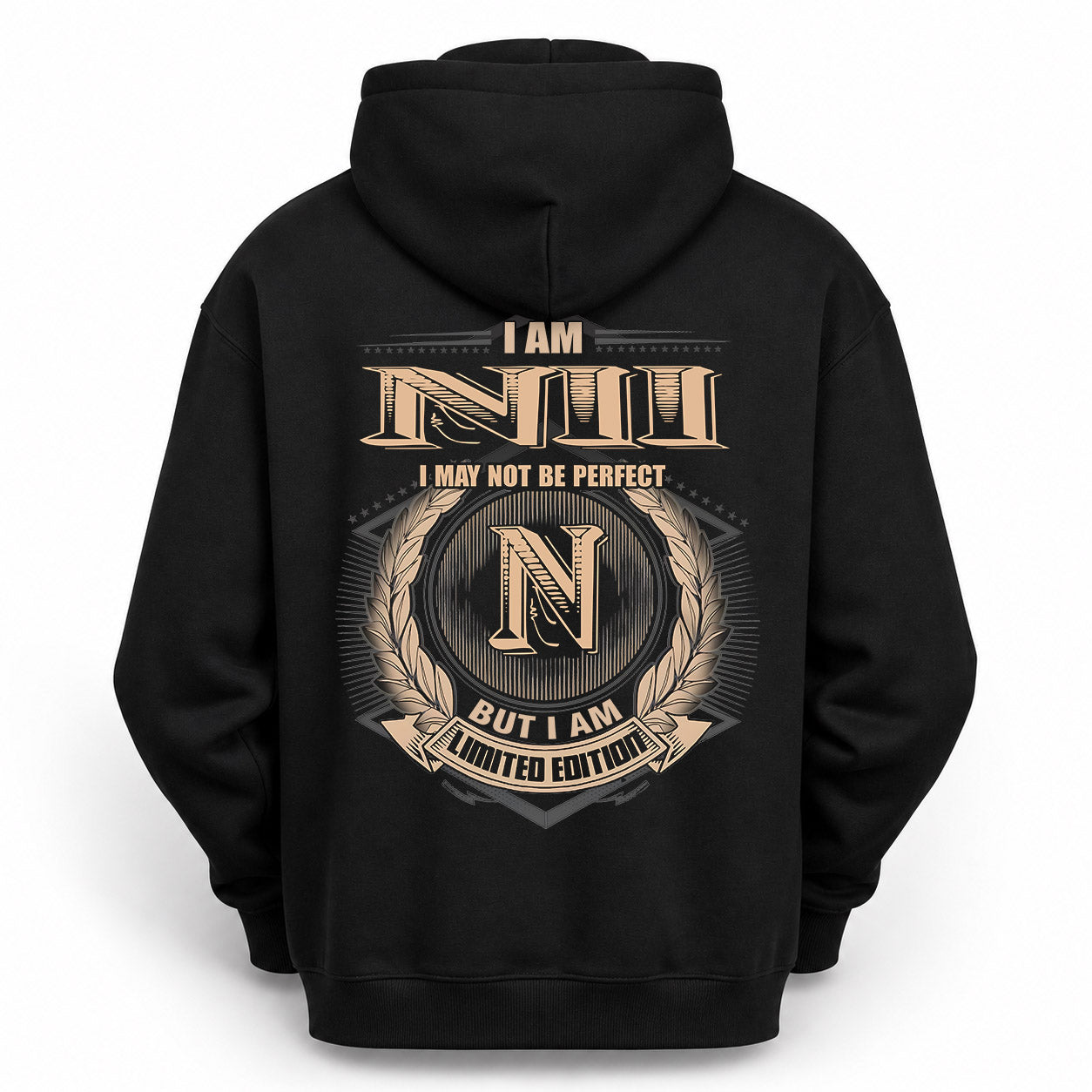 NII PH55-T25-Personalized Name Quote Apparel “I Am NAME May Not Be Perfect But I Am Limited Edition”