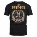 NING PH55-T25-Personalized Name Quote Apparel “I Am NAME May Not Be Perfect But I Am Limited Edition”