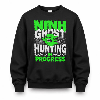 NINH HW22-K06-109 - NAME Ghost Hunting In Progress Personalized Halloween Shirt