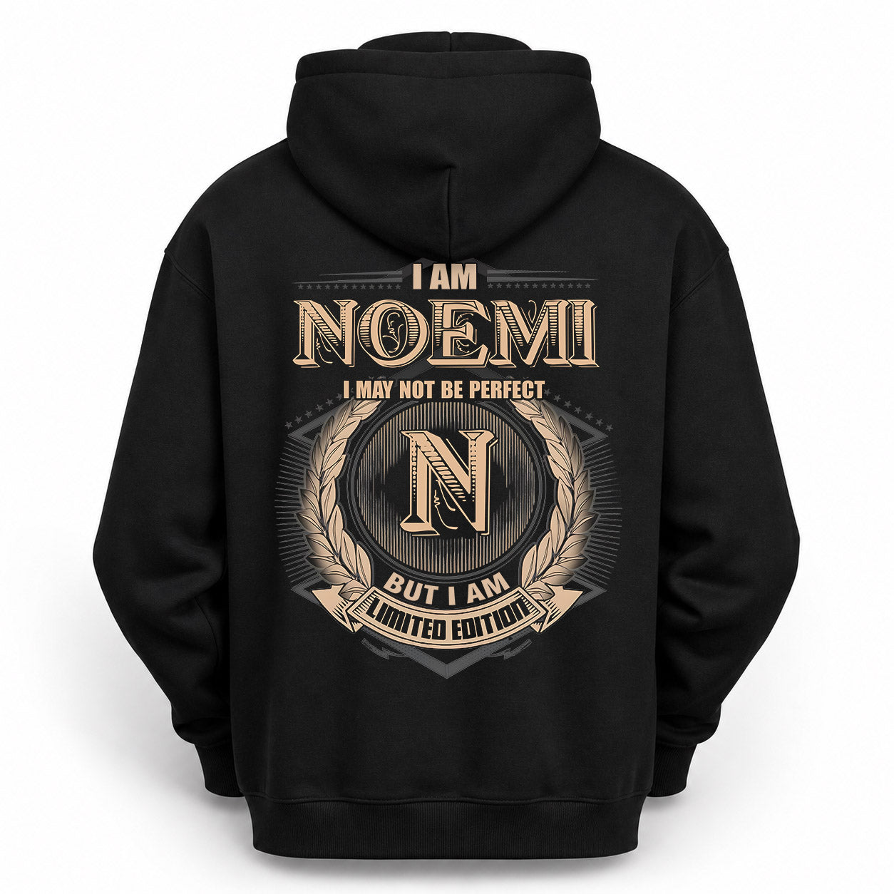 NOEMI PH55-T25-Personalized Name Quote Apparel “I Am NAME May Not Be Perfect But I Am Limited Edition”