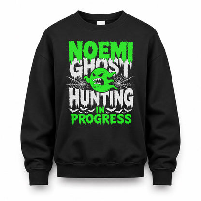 NOEMI HW22-K06-109 - NAME Ghost Hunting In Progress Personalized Halloween Shirt