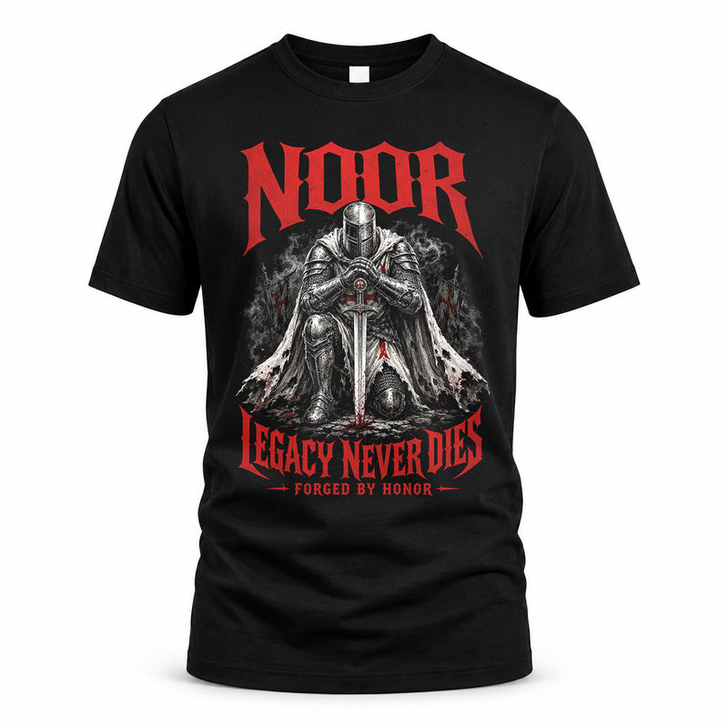 NOOR HS90-K04-109 - NAME Legacy Never Dies Forged By Honor Personalized Knight