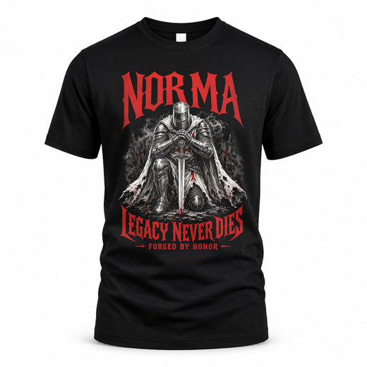NORMA HS90-K04-109 - NAME Legacy Never Dies Forged By Honor Personalized Knight