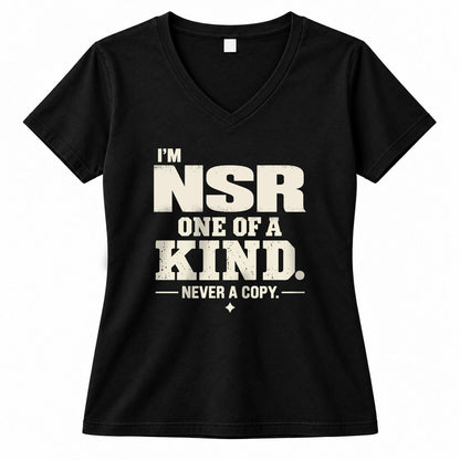 NSR P6-K4-228 Personalized Funny Quote Apparel “I’m NAME – One of a Kind, Never a Copy”
