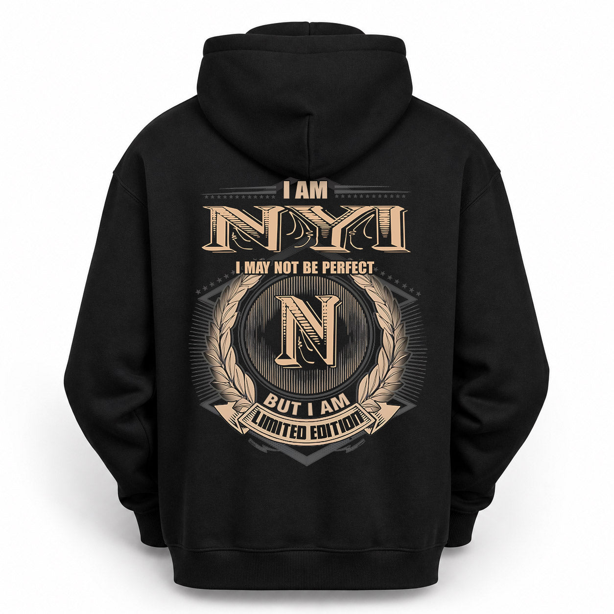 NYI PH55-T25-Personalized Name Quote Apparel “I Am NAME May Not Be Perfect But I Am Limited Edition”