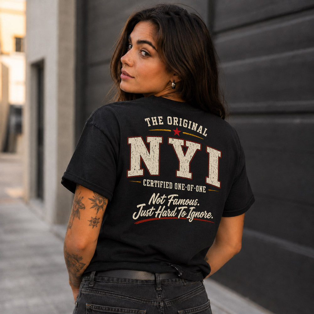 NYI W68-F2-168 – Personalized Original Issue Apparel “The Original NAME Certified One-of-One"