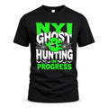 NYI HW22-K06-109 - NAME Ghost Hunting In Progress Personalized Halloween Shirt
