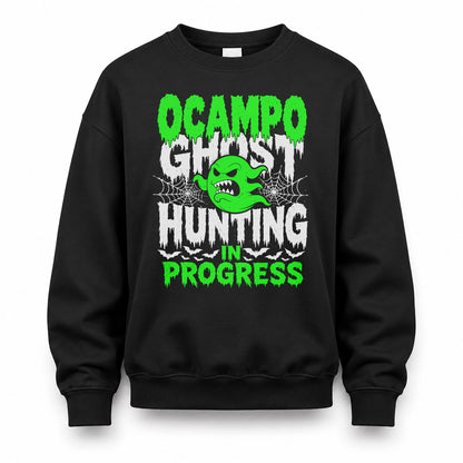 OCAMPO HW22-K06-109 - NAME Ghost Hunting In Progress Personalized Halloween Shirt