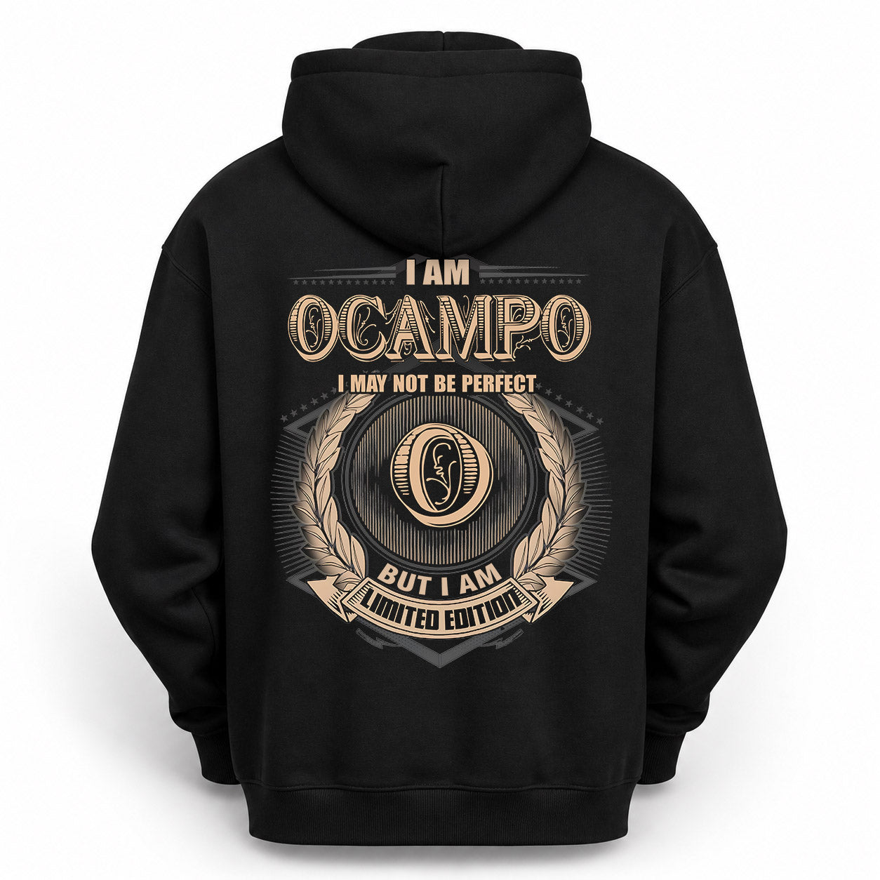 OCAMPO PH55-T25-Personalized Name Quote Apparel “I Am NAME May Not Be Perfect But I Am Limited Edition”