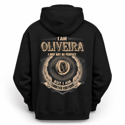 OLIVEIRA PH55-T25-Personalized Name Quote Apparel “I Am NAME May Not Be Perfect But I Am Limited Edition”