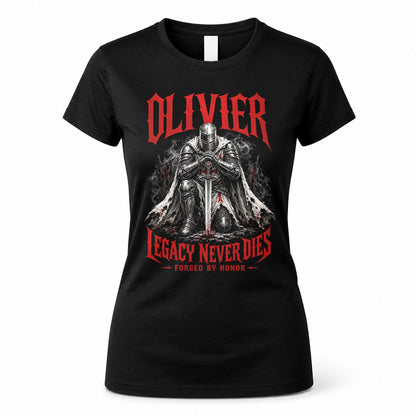 OLIVIER HS90-K04-109 - NAME Legacy Never Dies Forged By Honor Personalized Knight
