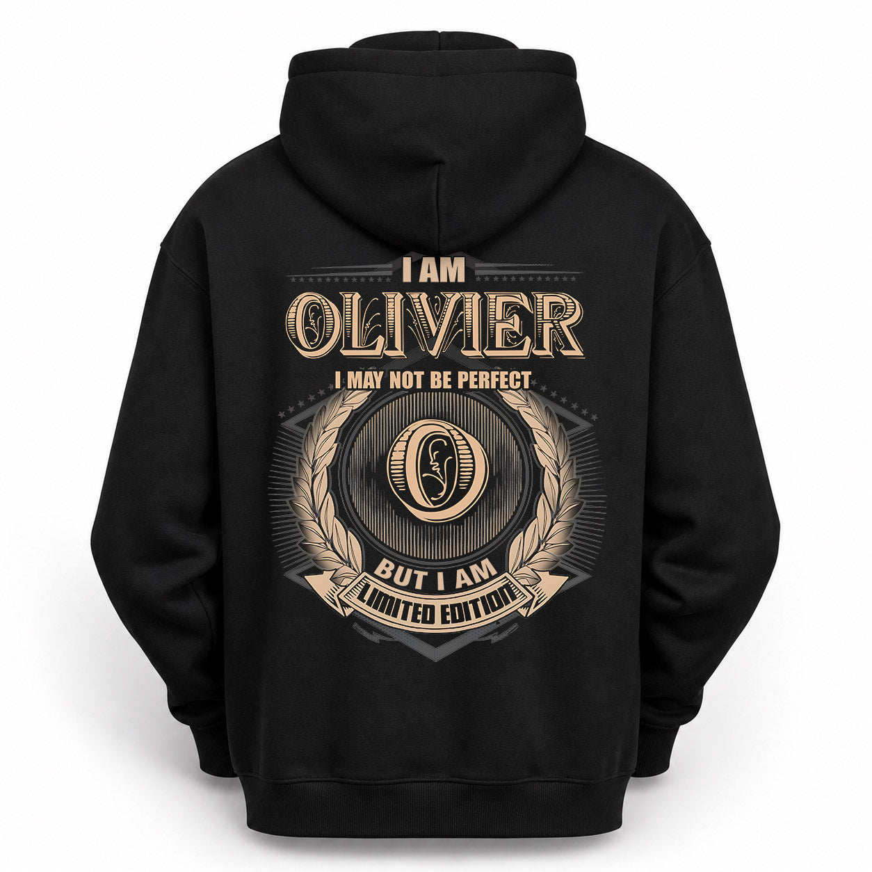 OLIVIER PH55-T25-Personalized Name Quote Apparel “I Am NAME May Not Be Perfect But I Am Limited Edition”