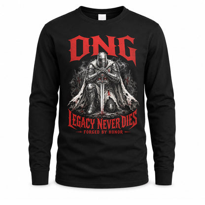 ONG HS90-K04-109 - NAME Legacy Never Dies Forged By Honor Personalized Knight
