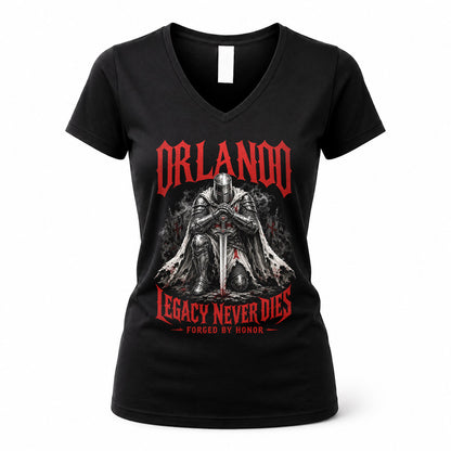 ORLANDO HS90-K04-109 - NAME Legacy Never Dies Forged By Honor Personalized Knight