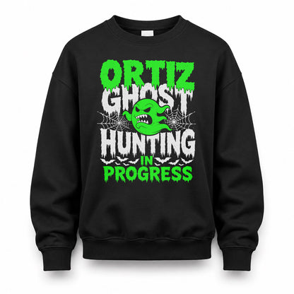 ORTIZ HW22-K06-109 - NAME Ghost Hunting In Progress Personalized Halloween Shirt