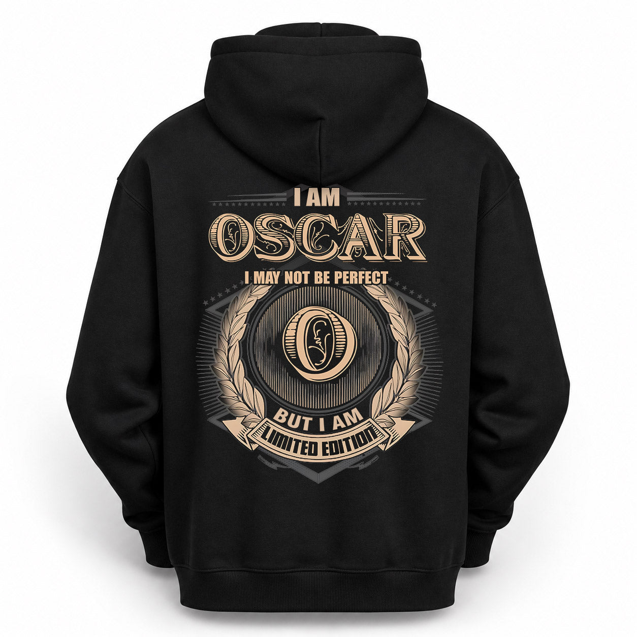 OSCAR PH55-T25-Personalized Name Quote Apparel “I Am NAME May Not Be Perfect But I Am Limited Edition”