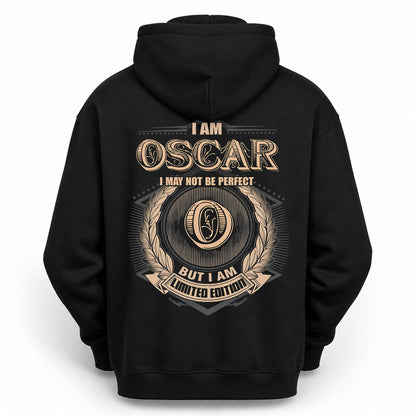 OSCAR PH55-T25-Personalized Name Quote Apparel “I Am NAME May Not Be Perfect But I Am Limited Edition”