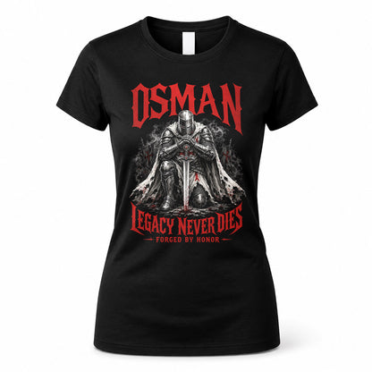 OSMAN HS90-K04-109 - NAME Legacy Never Dies Forged By Honor Personalized Knight
