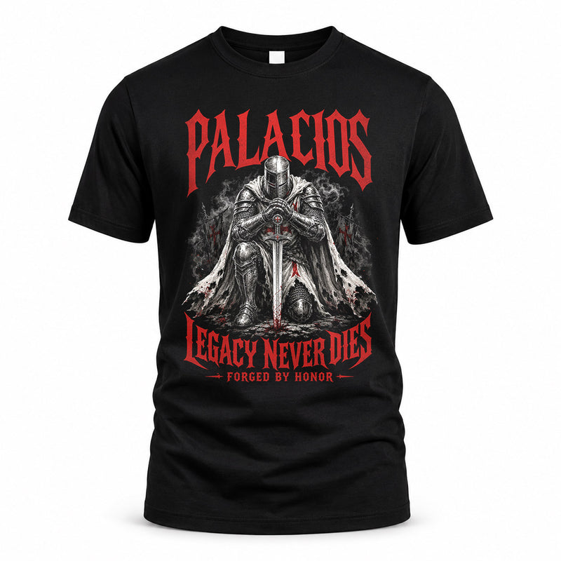 PALACIOS HS90-K04-109 - NAME Legacy Never Dies Forged By Honor Personalized Knight