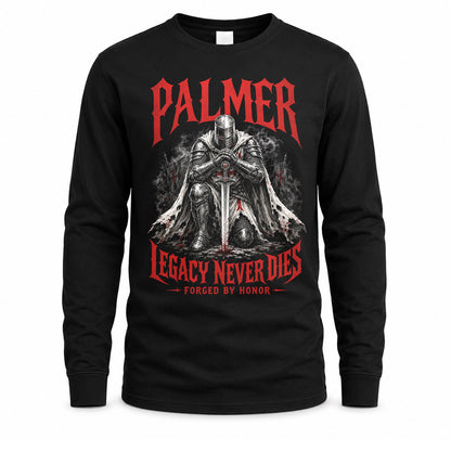 PALMER HS90-K04-109 - NAME Legacy Never Dies Forged By Honor Personalized Knight
