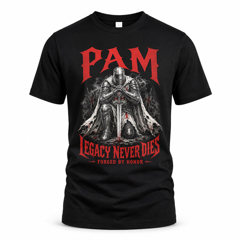 PAM HS90-K04-109 - NAME Legacy Never Dies Forged By Honor Personalized Knight